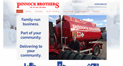 Desktop Screenshot of pinnockbrothers.co.uk