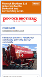 Mobile Screenshot of pinnockbrothers.co.uk